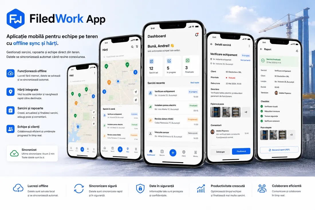 Fieldwork Private App — proiect software dezvoltat de BuildScale